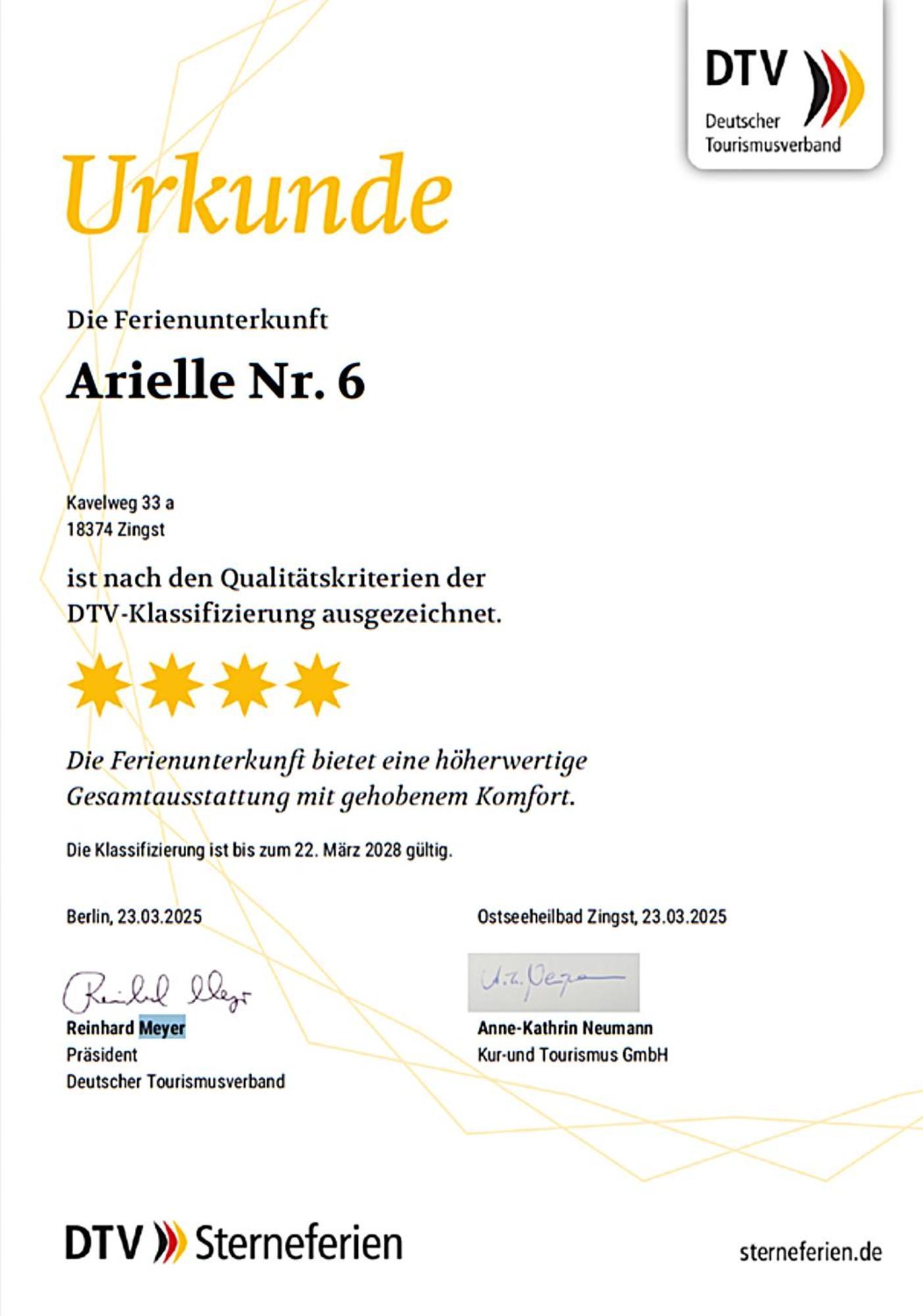 Arielle Nr 6 - Fuer Die Schoenste Zeit Des Jahres - Zingst Exterior photo